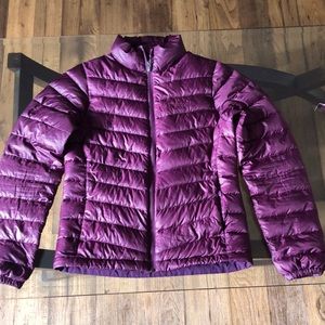 Marmot Jena Down Fill 700 Jacket Plum Color in Great Condition